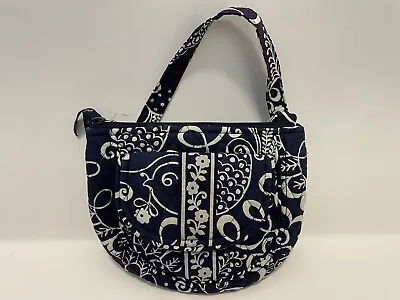 Vera Bradley Lizzy In Twirly Birds Navy • $9.99