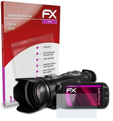 AtFoliX Glass Protective Film For Canon XA10 Glass Protector 9H Hybrid-Glass • £10.59