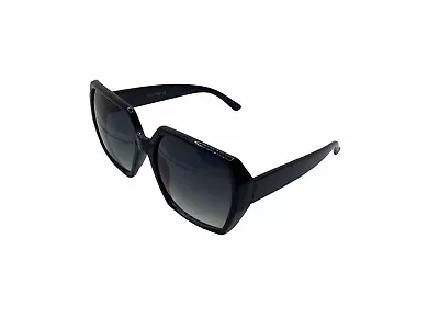 ELLEN TRACY Women’s Sunglasses ET764 Black Square Gradient Lens Oversized • $24.99