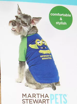 New Large Lg L Martha Stewart Beware Monster Mr Furry Dog Halloween Costume Tee • $7.71