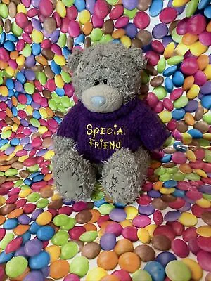 Me To You 6” Grey Tatty Teddy Seated Plush Jumper Friend Gift Small Teddy Bear • £7.49