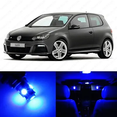 13 X Blue LED Interior Light Package For 2010 - 2017 VW Golf GTi Mk6 + PRY TOOL • $14.99
