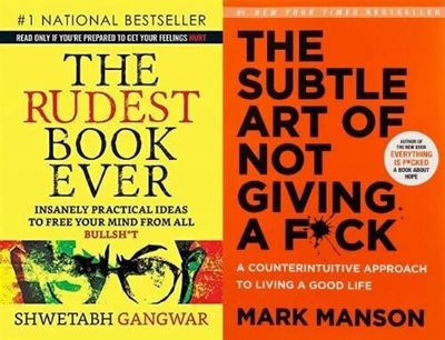 $35.89 • Buy Combo Set Of 2 Books(The Rudest Book Ever  +Subtle Art Of Not Giving A F*ck)