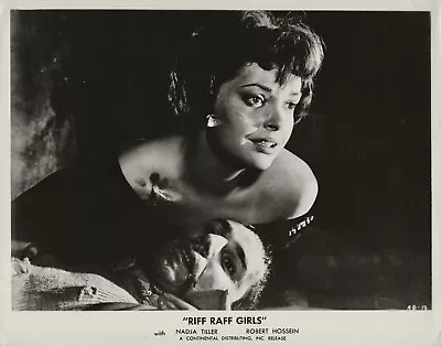 Nadja Tiller Robert Hossein ~ ORIG 1959 French Film Photo ~ Riff Raff Girls • $8.99