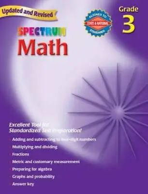 Spectrum Math Grade 3 - Paperback By Thomas Richards - GOOD • $4.27