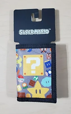 New & Rare Nintendo Bioworld Super Mario Icons Trifold Wallet • $18.95