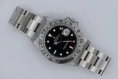 Rolex Explorer II 16570 Black Dial 40mm Stainless Steel Oyster Band Circa 1994 • $6799.95