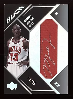 Michael Jordan 2006-07 Upper Deck Ud Black Legend Autograph Auto 08/25 Bulls Hof • $3500