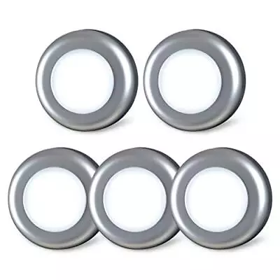 STAR-SPANGLED 5 Pack 2.8” Push Tap Lights Stick On Touch Puck Lights AAA  • $12.88