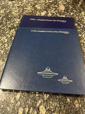 UFO…Contact From The Pleiades Vol. 1 & 2 1st Edition Signed By Lee & Brit Elders • $700