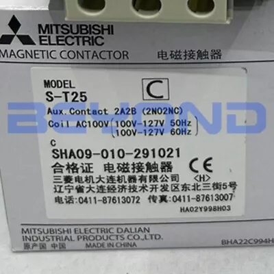 FOR Mitsubishi AC Contactor S-T25 AC110V 2A2B 2NO2NC 100/127V 50/60Hz • $39.94