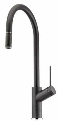 £1068.09 • Buy Oliveri VILO PULL OUT MIXER 464mm Ceramic Disc, Lever Handle SANTORINI BLACK