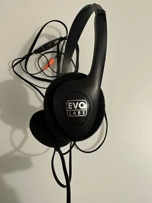 EVO LABS Wired Headset | 3.5MM HEADPHONE&MICROPHONE JACK Volume Control • £6.90
