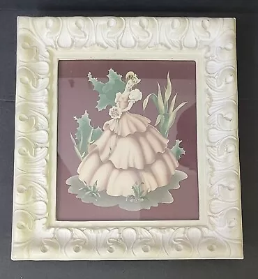 £33.78 • Buy Vintage 1940s Pretty Lady Print Picture Framed 10 X 8.75 