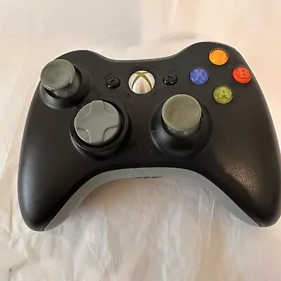 $6 • Buy OEM Microsoft XBox 360 Black Wireless Controller Parts Only See Description