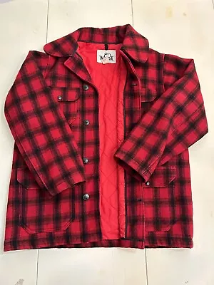 Vintage Woolrich Wool Coat Vtg Woolrich Mackinaw Hunting Jacket • $26