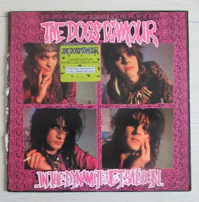 The Dogs D'amour In The Dynamite Jet Saloon Lp Metal Hard Rock Vinyl Record • $25