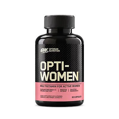 Optimum Nutrition Opti-Women 60 Capsules | Vitamins & Minerals For Active Women • £19.99