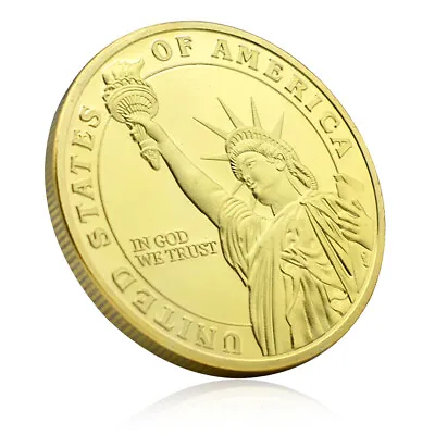 Medal Of Honor Statue Of Liberty US Commemorative Gold Coin Collectibles Gifts • $3.61