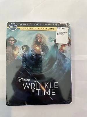 A Wrinkle In Time Blu-Ray DVD Digital Best Buy  Exclusive Steelbook New Sealed • $11.99