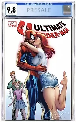 Ultimate Spider-Man #4 CGC 9.8 PRESALE J Scott Campbell Exclusive Variant • $349.99