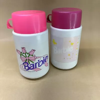 2 Vintage Mattel Barbie Lunchbox Thermos Only**  90s • $4.50