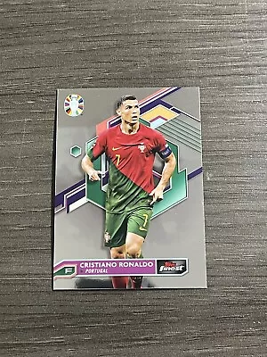 2024 Topps Finest UEFA Road To The Euros #63 Cristiano Ronaldo Base Card • $3.99