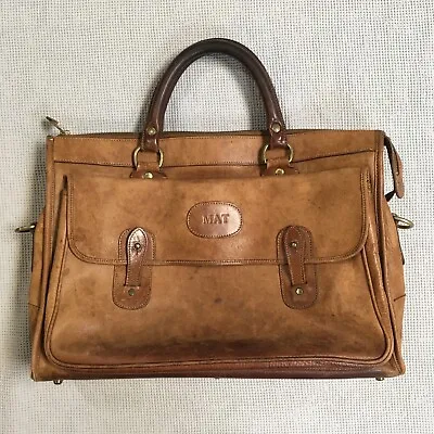 Vintage Ghurka Marley Hodgson #17 Satchel Full Leather Bag • $275