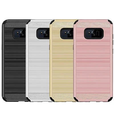 For Samsung Galaxy S7 Shockproof Armor Slim Hybrid Brushed Case Skin Cover • $8.75