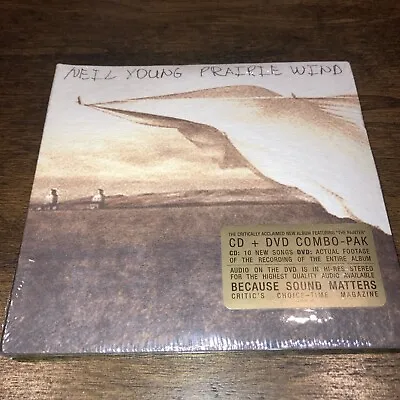 Neil Young Prairie Wind CD+DVD Combo-Pak Sealed (2004 Reprise) • $7.99
