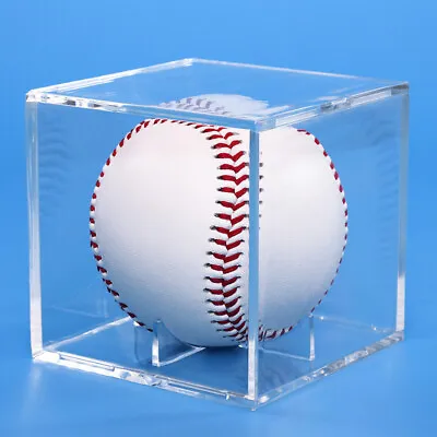 £3.44 • Buy Quality Acrylic Baseball Box Display Golf Tennis Ball Transparent Case*  Fs