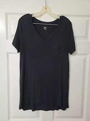 Mossimo V-Neck - Black - Size Large With Chest Pocket • $7.99