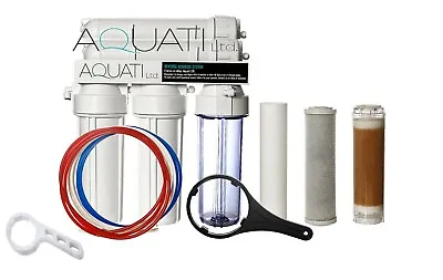 £128.95 • Buy Aquati 200GPD 4 Stage RO& DI Water Filter System Window Cleaning Aquarium