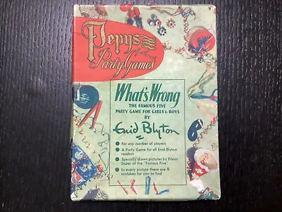 Pepys Party Games “ Whats Wrong”  The Famous Five By Enid Blyton • £9.31