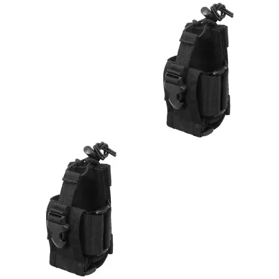 2 Pieces Radio Holder Case Oxford Holster Radios Pouch • £13.18