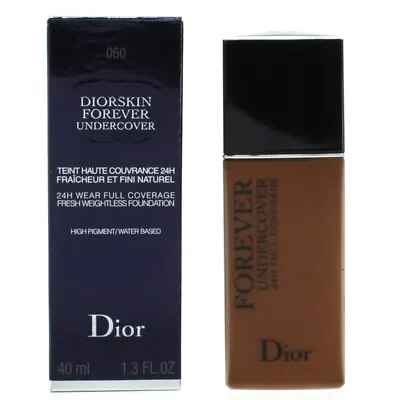 £13.99 • Buy Dior Diorskin Forever Foundation 060 Mocha Undercover 24H Full Coverage New