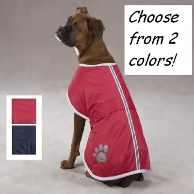 $24.88 • Buy Nor'easter Reversible Waterproof Reflective Blanket Dog Jacket By Zack & Zoey