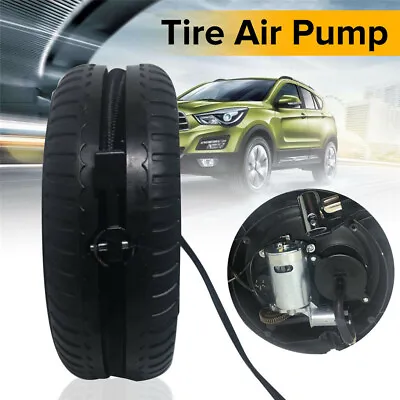 Portable Air Compressor Bike Auto Car Tyre Inflator Inflatable Pump 50L/min 60W • $51.36