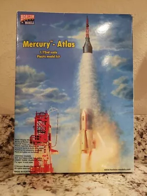 Horizon Models Kit 2002 1:72 Scale NASA Mercury - Atlas Brand New  Open Box • $44.89