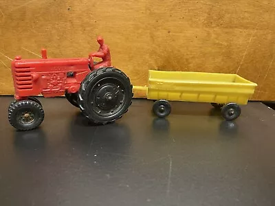 Vintage Auburn Rubber - Toy Tractor With Trailer • $32
