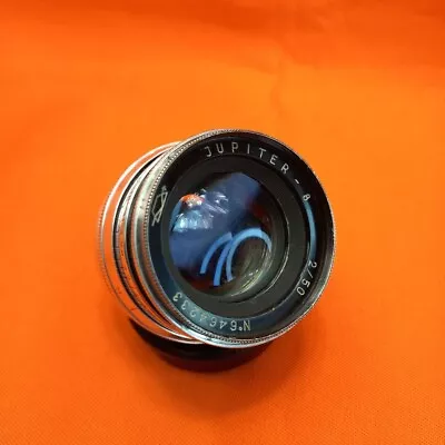 MARKETDOWN! KMZ Lens Jupiter 8 F/2 50mm Silver Leica Screw Lens M39 #646423 • $35