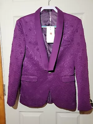 NWT Men's Mogu Purple Blazer With  40  Chest • $15