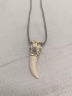 Mexican Leopard Fang Adjustable Necklace • $11