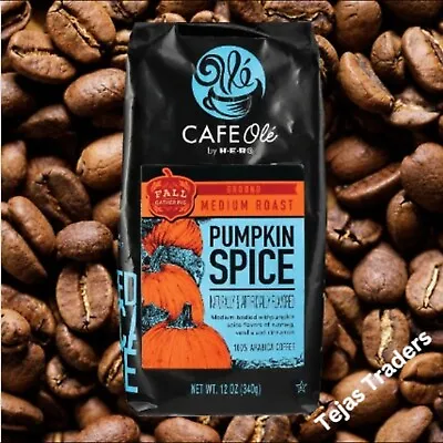 $12.99 • Buy Cafe Ole By H‑E‑B Pumpkin Spice Medium Roast Ground  Coffee 12 Oz