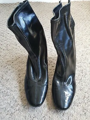 Womens Ankle Boots Size Uk6 Black Zara • £10.39