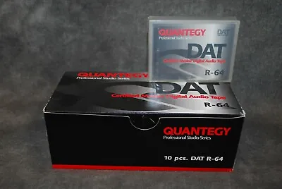 Quantegy R-64 DAT Cassette Digital Audio Tape Recording New Case 10 Lot • $80