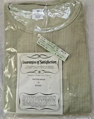 £12.99 • Buy Men's Khaki T Shirt  Size M NOS Sealed Bag Pocket And Poppers Ideal Gift