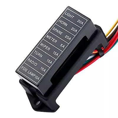 8 Way 12-32V Fuse Box Block Holder Circuit Automotive Car Boat Blade ATC ATO E • $10.19