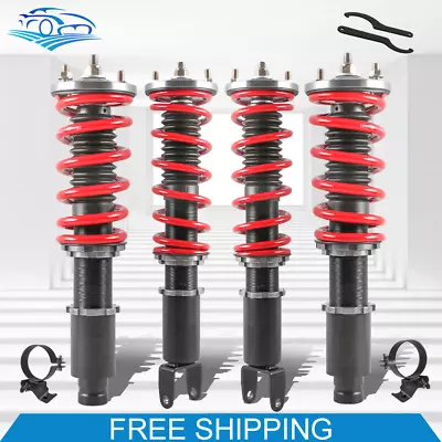 4PCS Shock Absorbers For 1988-91 Honda Civic CRX 90-93 Acura Integra Adj Height • $180.90