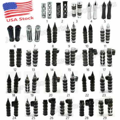 $28.98 • Buy 1'' Handle Bar Hand Grips For Yamaha V-Star 650 950 1100 1300 Classic Stryker